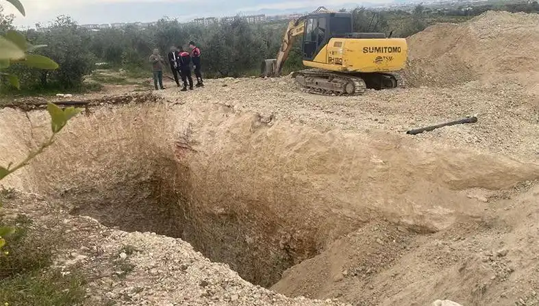 İzinsiz Kazı İhbarı: 4 Kişi Gözaltına Alındı
