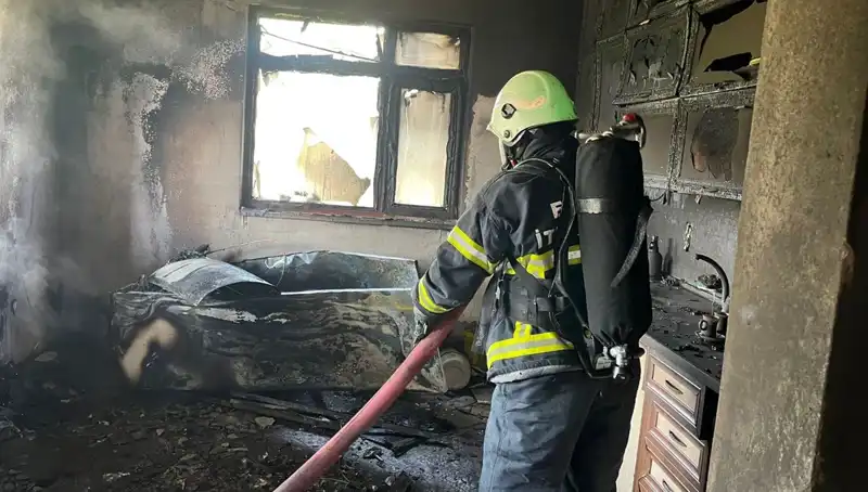 Yangın, Mutfakta Tehlikeli Anlar Yaşattı: Detaylar Ortaya Çıktı