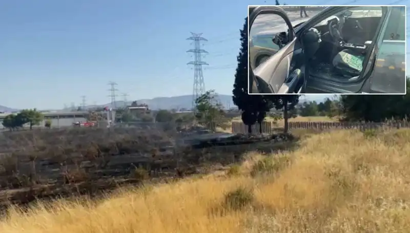 İzmir’de Otluk Alanda Korkunç Yangın: AVM Otoparkına Sıçradı!