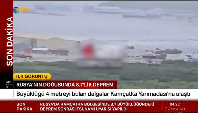 Kamçatka Kıyılarında İlk Tsunami Dalgalarıyla Yaşanan Şok Gelişmeler