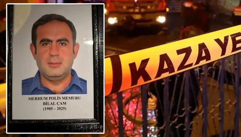 Trafik Kazasında Hayatını Kaybeden Polis Memuru Yürekleri Dağladı